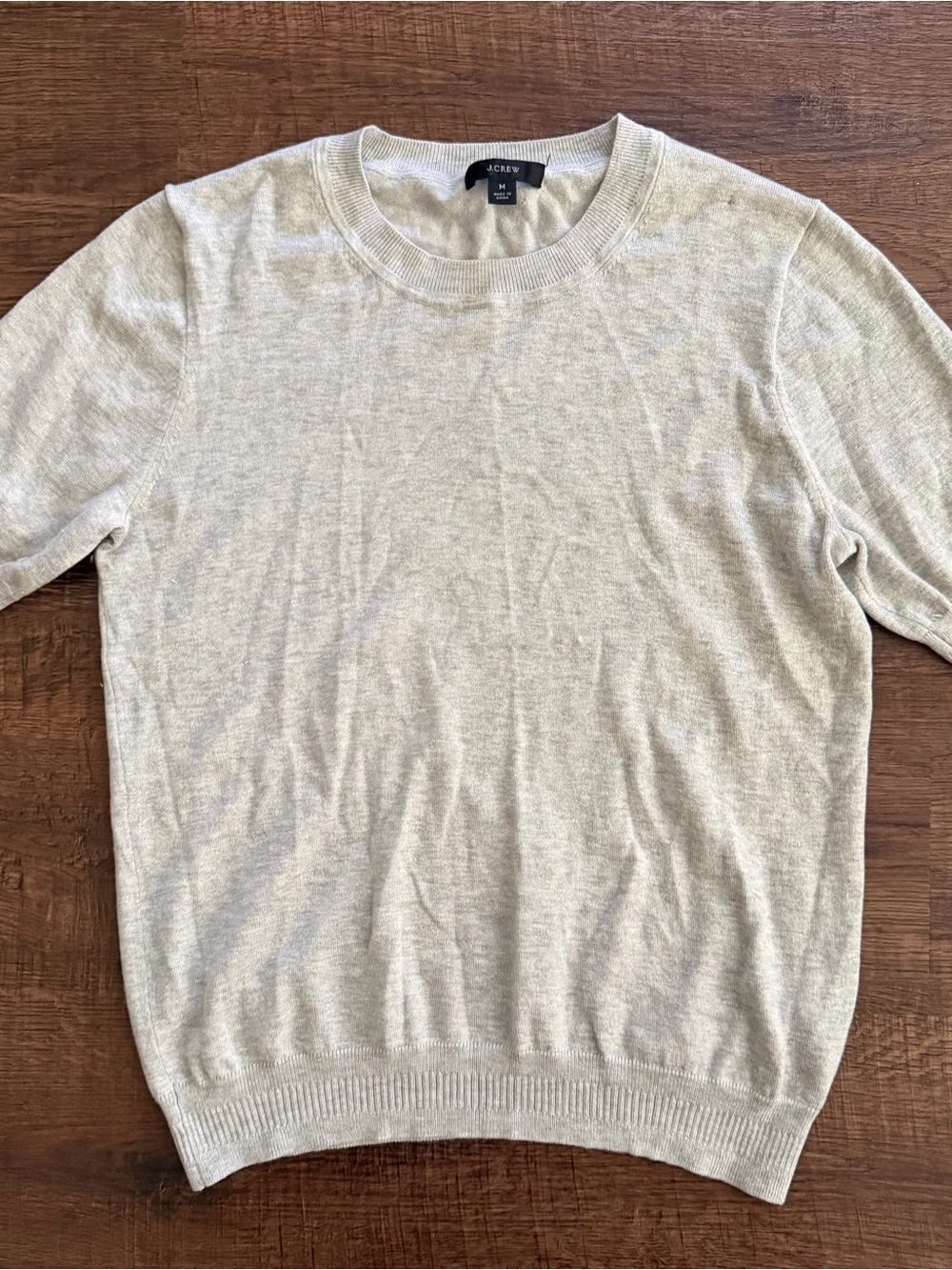 J. Crew Women’s Crewneck Sweater in Light Heather Gray